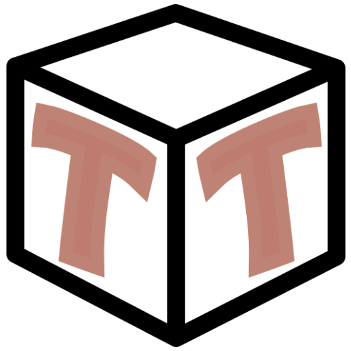 TT in 3D Logo and Icon